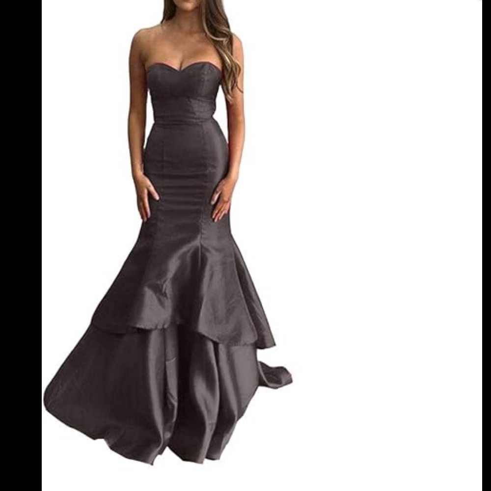 Prom/Bridesmaids Tube Gown in Navy blue